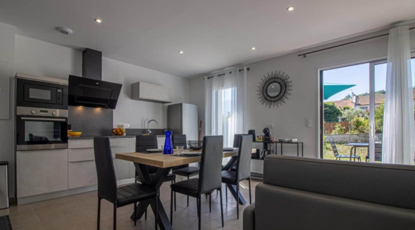 舒適平房, 庭院, 山景 | 私人廚房