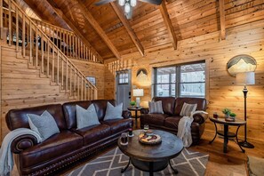 Smart TV, fireplace, video games