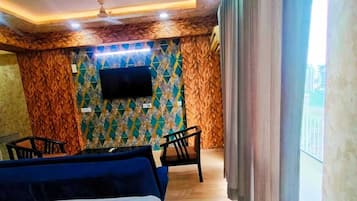 Studio Deluxe, vue ville | Bureau, Wi-Fi gratuit