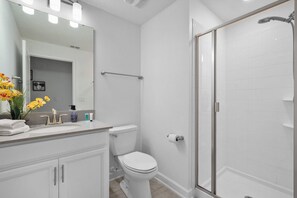 Shower, hair dryer