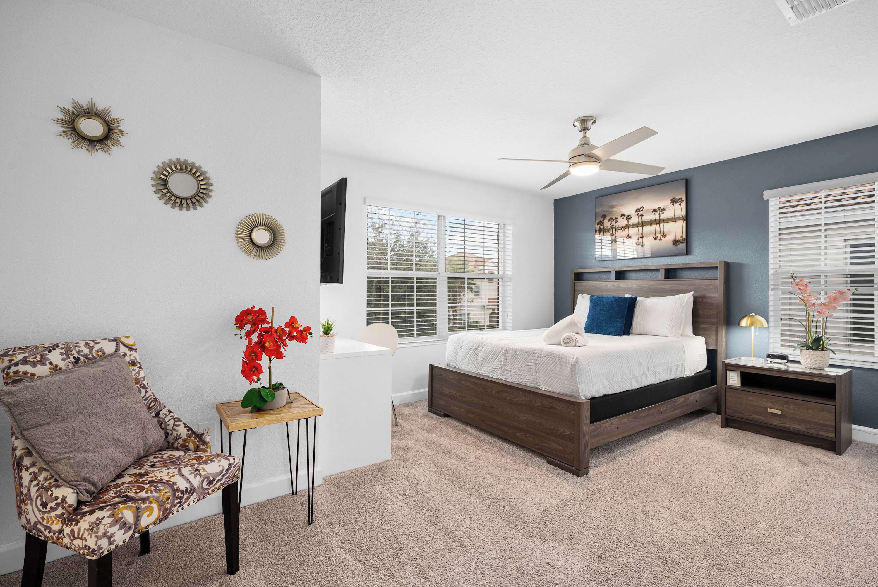 5 bedrooms, iron/ironing board, travel cot, WiFi