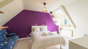 2 chambres, accĂšs Internet, draps fournis