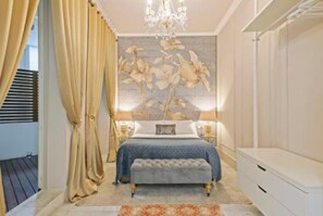 6 dormitorios, tabla de planchar con plancha, Internet y ropa de cama