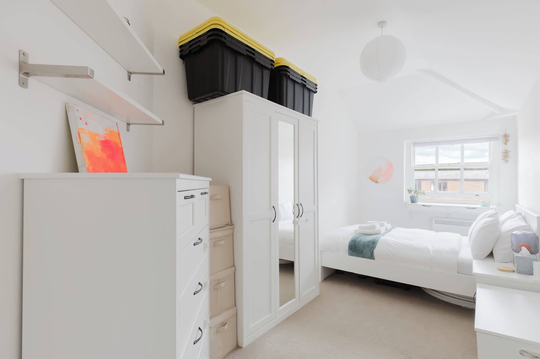 1 bedroom, iron/ironing board, Internet, bed sheets