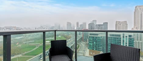 Grand Condo, 1 Bedroom, Balcony, City View | Balcony