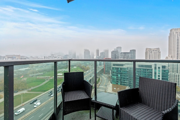 Grand Condo, 1 Bedroom, Balcony, City View | Balcony