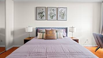 Superior Condo, 1 Bedroom, Balcony, Lake View | Individually decorated, individually furnished, desk, laptop workspace