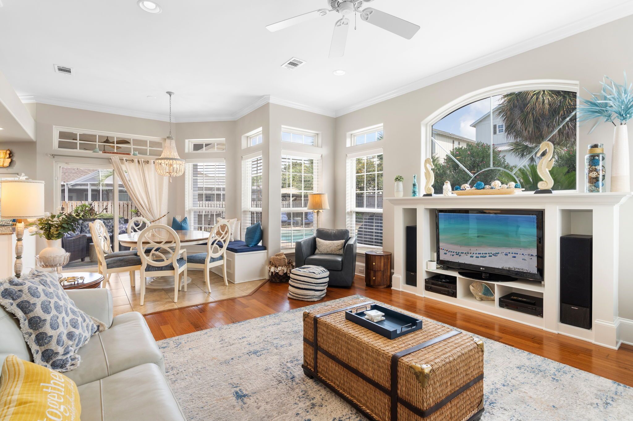 Smart TV, video games, DVD player