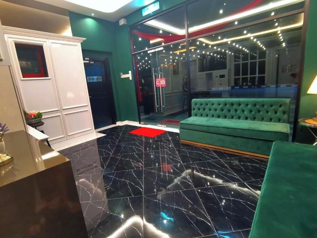 Sala de estar en el lobby