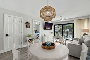 TV, DVD player, offices