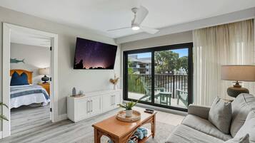 TV, DVD player, offices