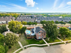 Exterior - French-Style 5-BD w/ Pool, Playground, Cinema (Lewisville)