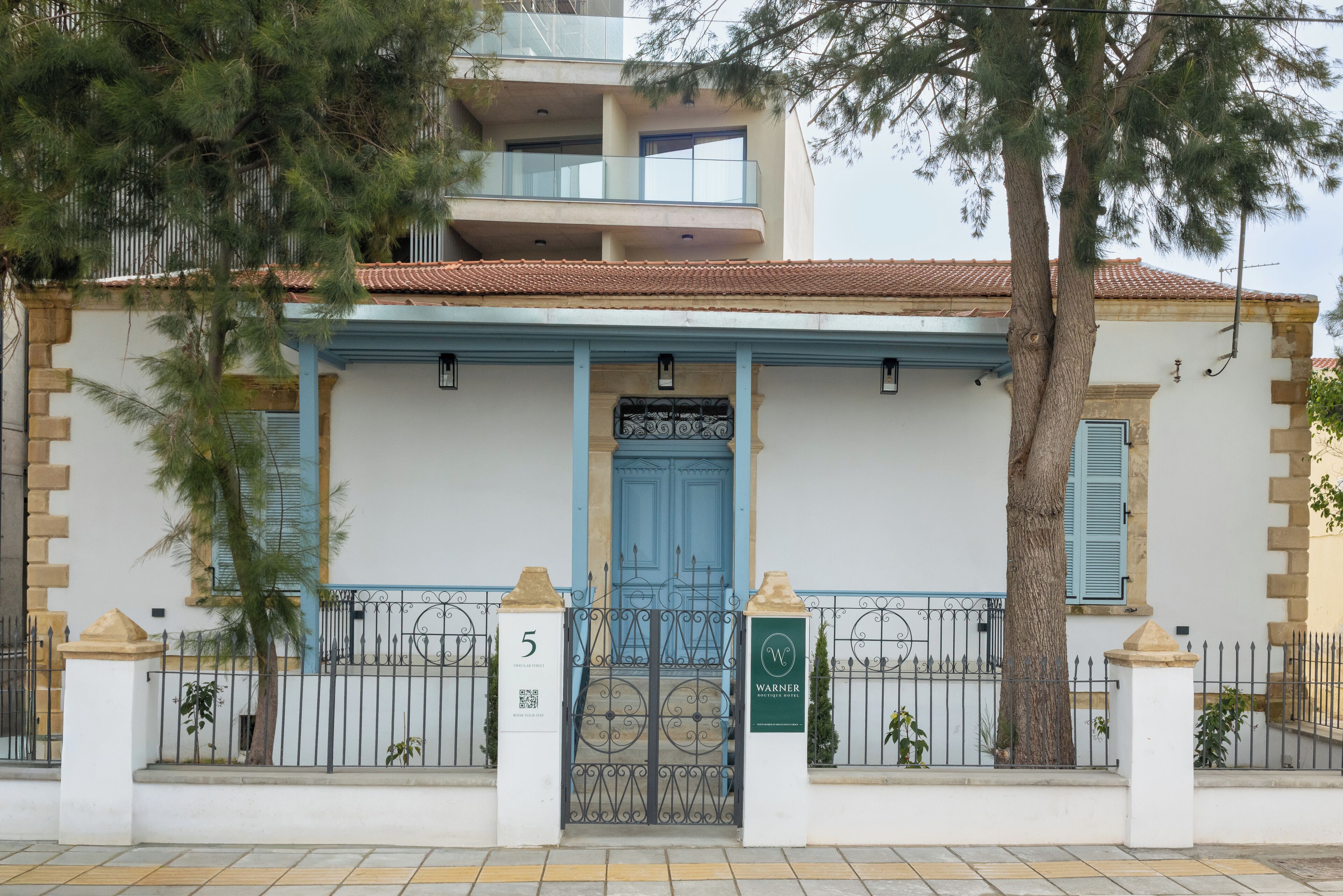 Fachada de la propiedad