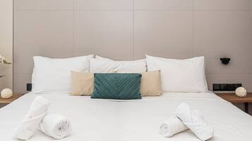 Classic Double Room, Balcony, City View | In-room safe, desk, laptop workspace, iron/ironing board