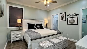 6 bedrooms, iron/ironing board, travel crib, free WiFi