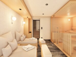 Sauna - Modern chalet in Courchevel with sauna and jacuzzi (Courchevel 1550)