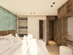 5 bedrooms, free WiFi, bed sheets - Modern chalet in Courchevel with sauna and jacuzzi (Courchevel 1550)