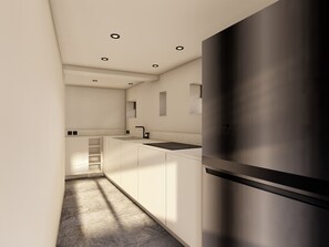 Fridge, microwave, dishwasher - Modern chalet in Courchevel with sauna and jacuzzi (Courchevel 1550)