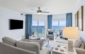 TV, DVD player - Gulf-Front Retreat with Stunning Views at Emerald Isle 1006! (Pensacola Beach)