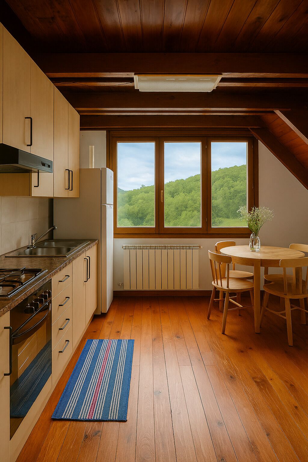 Apartment, 3 Bedrooms, Mountain View | Private kitchen