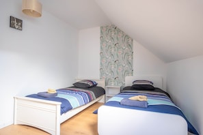 5 chambres, Wi-Fi gratuit, draps fournis