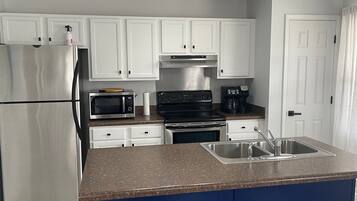 Microwave, oven, stovetop, paper towels