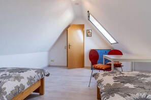 2 chambres, accès au Wi-Fi (inclus)