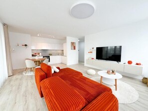 Superior Apartment, Patio, Mountain View | Living area - A2 Severna Apartment (Poprad)