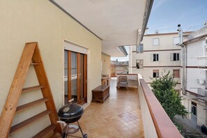 Terrace/patio - Apartment 'Ponente' with Sea View, Wi-Fi and Air Conditioning (Agropoli)