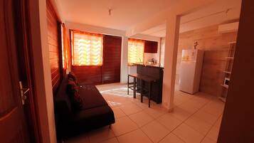 Junior Apartment, Balcony, Mountain View | Living area