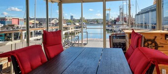 Nice ship in Göteborg with sauna