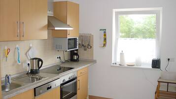 KĂŒhlschrank, Mikrowelle, Ofen, Herdplatte