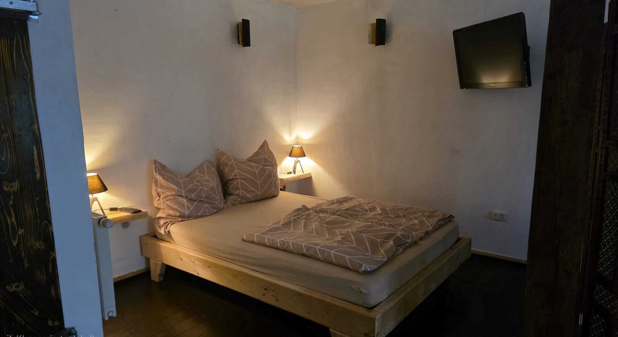 1 Schlafzimmer, Reisekinderbett, kostenloses WLAN, Bettwäsche