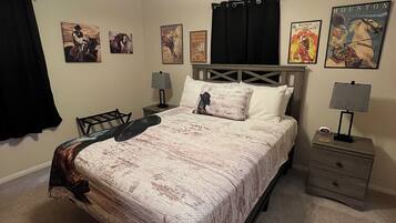 2 dormitoris, planxa i posts de planxar, Internet i roba de llit