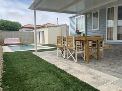 Casa familiar cerca a la playa