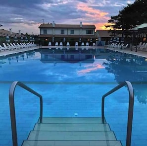 Pool - Holiday home with air conditioning, terrace and garden (Bibione)