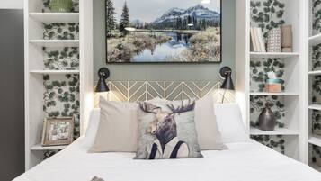 4 多间卧室、熨斗/熨衣板、WiFi、床单