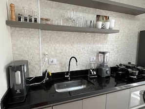 Apartment | Private kitchen - Cobertura Magnifica centro de São Roque (São Roque)