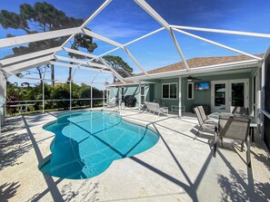 A heated pool - Sleeps 6, full refund*, heated pool, Dog ok (Rotonda West)