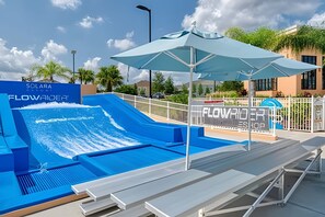 Terrace/patio - Modern 6BR Villa Heated Pool Solara Resort (Kissimmee)