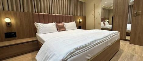 Acesso à internet, roupa de cama