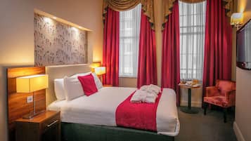 In-room safe, blackout curtains, iron/ironing board, free WiFi