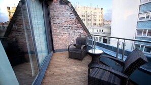 Superior Double Room with Balcony | In-room safe, blackout curtains, iron/ironing board, free WiFi