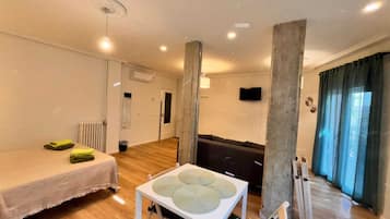 Quadruple Room, Balcony, City View | Desk, free WiFi