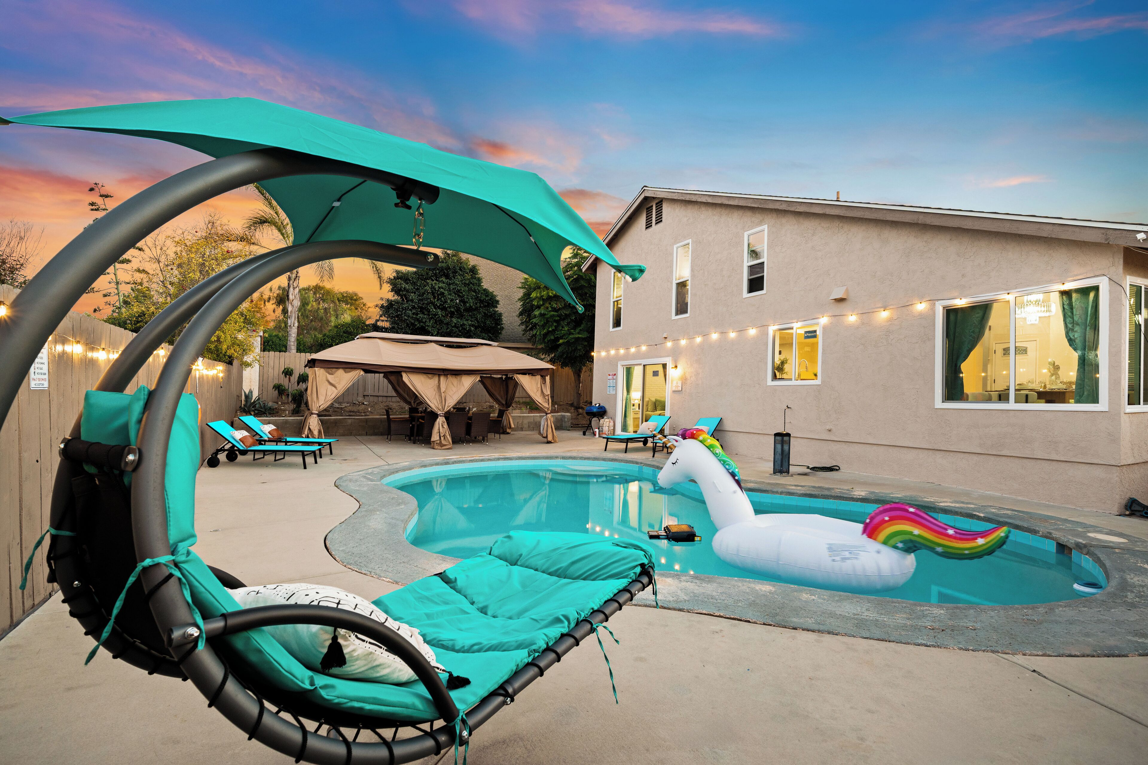 Alberca al aire libre 