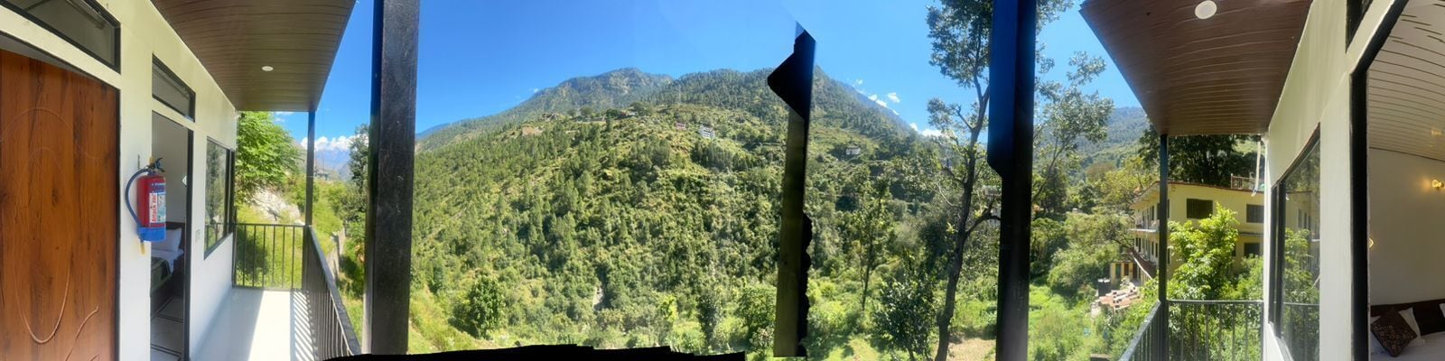 Fassade der Unterkunft