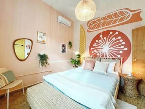 4 bedrooms, internet, bed sheets