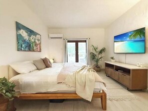 1 quarto, acesso à internet, roupa de cama