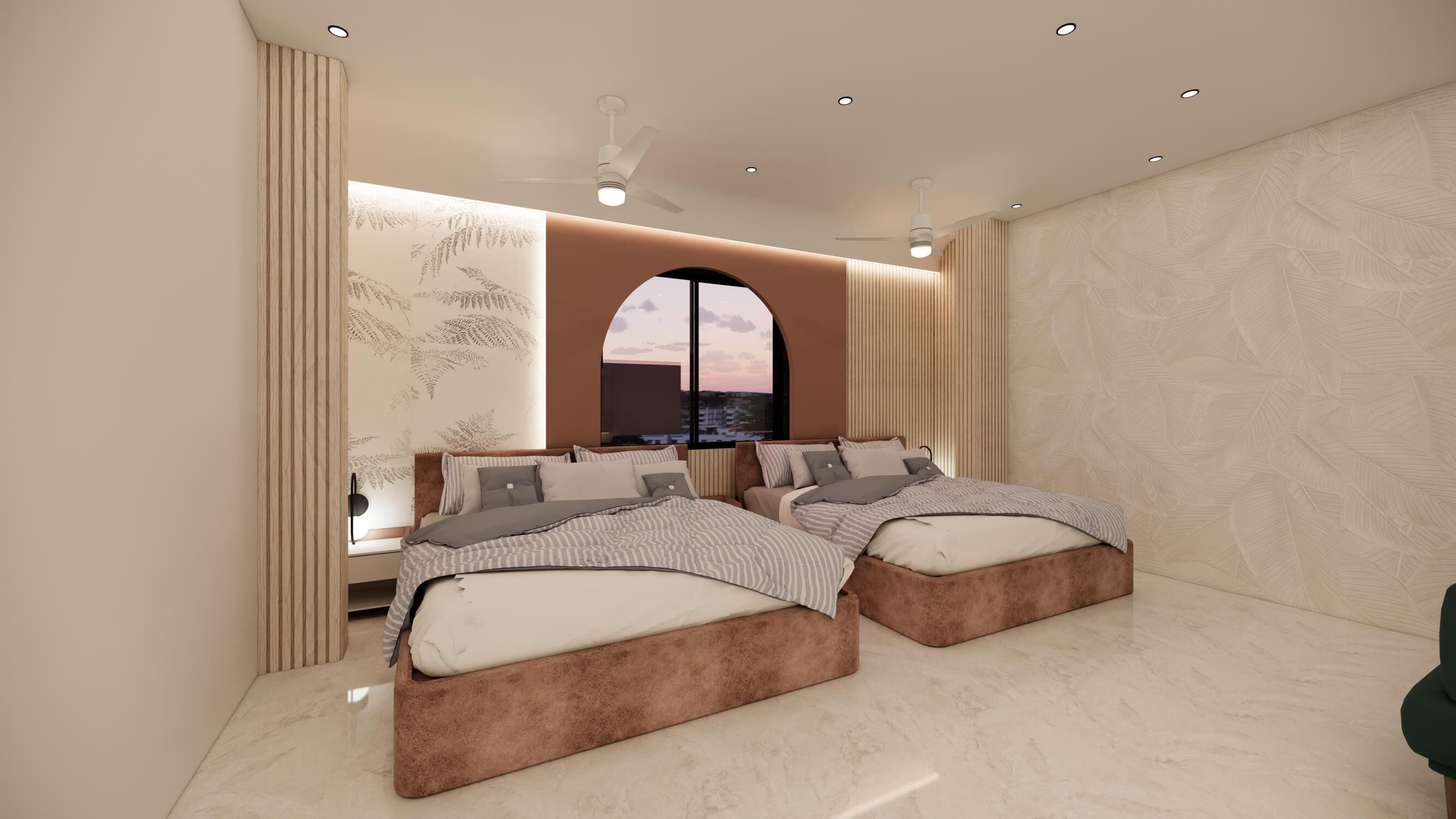 Escritorio y espacio para trabajar con laptop 