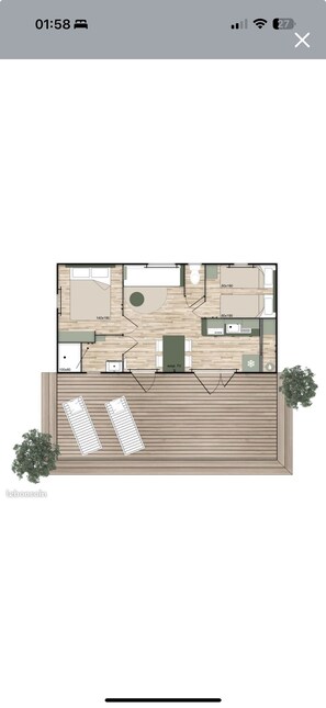 Comfort Mobile Home, Park View | Blackout drapes